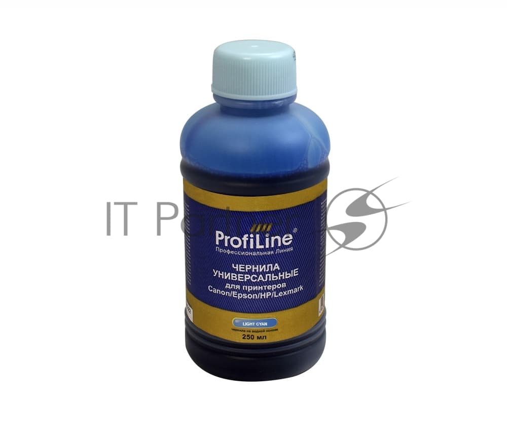 Чернила ProfiLine Premium для принтеров Canon/Epson/HP/Lexmark Light cyan 250 мл водн