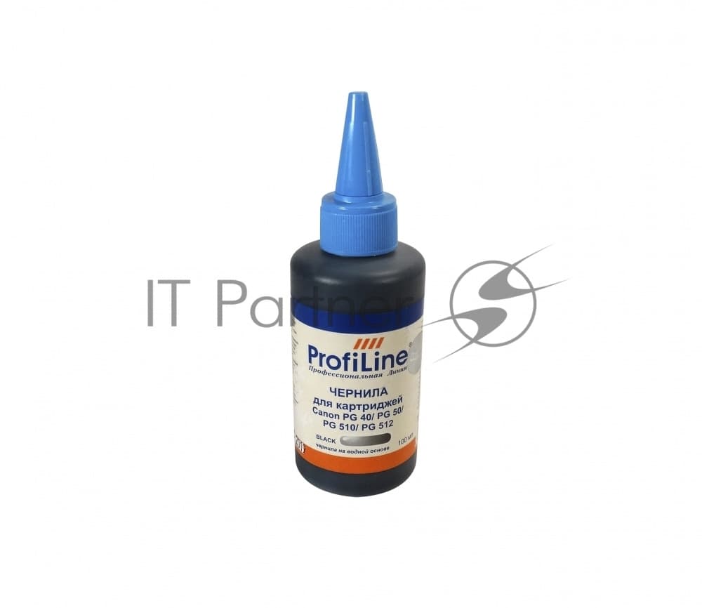 Чернила ProfiLine PL-PG 40/PG 50/PG 510/PG 512 для Canon Pixma MP210/MP450/PM170/PM150/iP6220D/iP6210D/iP2200/iP1600/iP1800 черный 100 мл водн