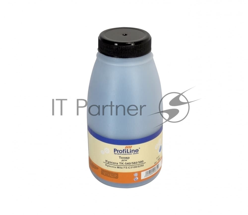 Тонер ProfiLine TK-540/580/590 Cyan для принтеров Kyocera Mita FS-C5100/5250 100 гр Фасовка РФ