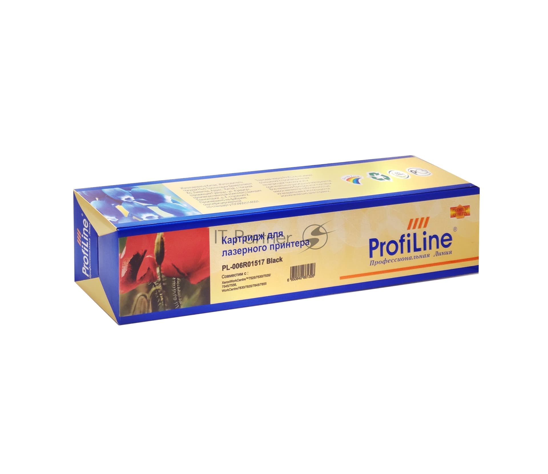 Картридж Тонер-туба ProfiLine PL-006R01517 для принтеров Rank Xerox WC 7525/7535/7545/7556 черный 26000 копий
