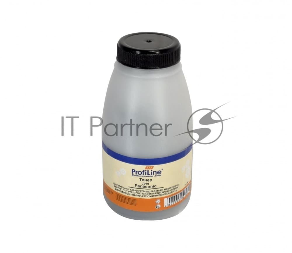 Тонер ProfiLine для принтеров Panasonic KX-FAT411A/461/FAT92/FAT94/KX-FAC415/KX-MB261/262/263/271/763/771/772/773/778/778CN/781/783/228CN/238CN/258CN/2000/2010/2025/2030/2061/2003CN/2008CN/2033CN/2038CN 85гр Фасовка РФ