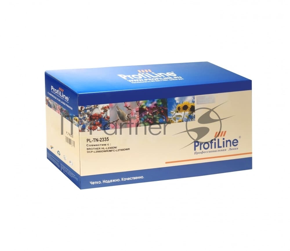 Картридж ProfiLine PL-TN-2335(для оригинального Drum) для Brother DCP L2540DNR/L2560DWR/L2520DWR/L2500DRMFC/MFC L2720DWR/L2700DWR/L2740DWR/L2700WR/HL L2365DWR/L2340DWR/L2360DNR/L2300DR 1200 копий