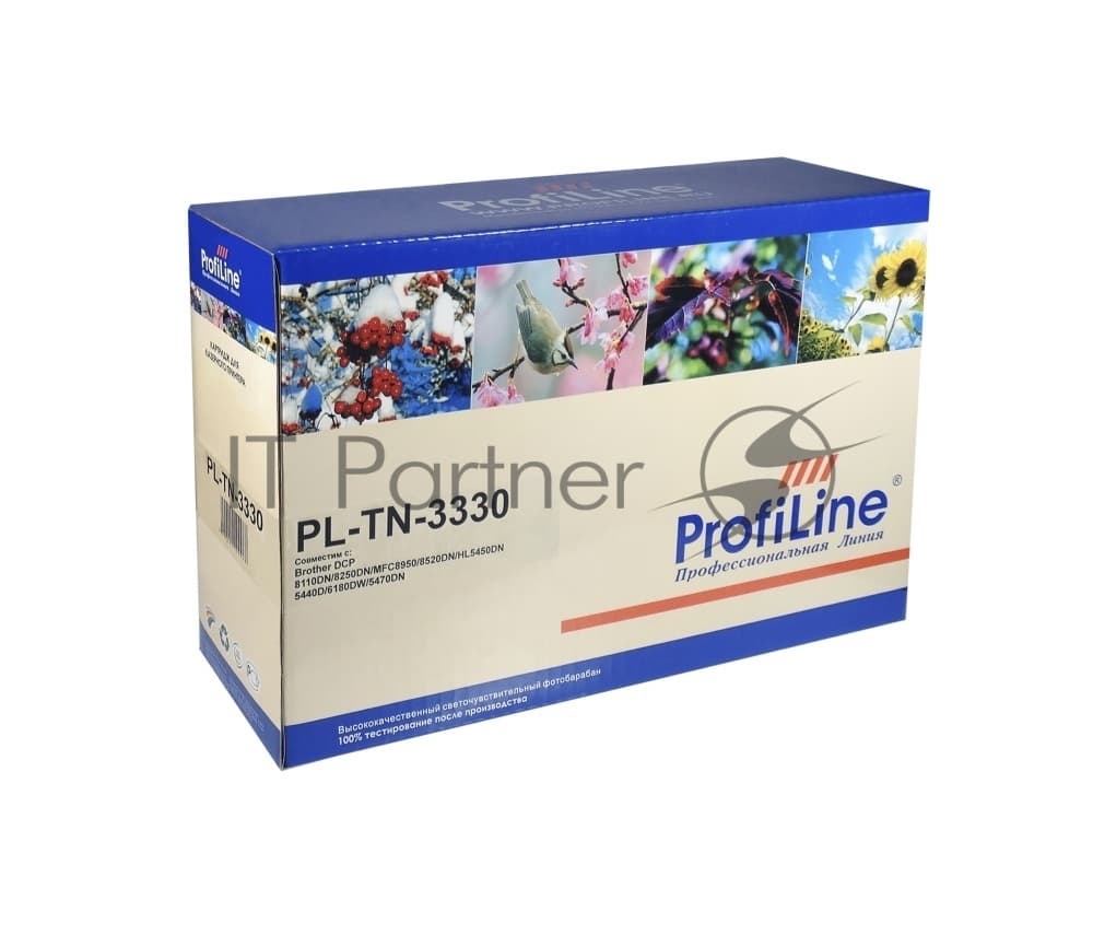 ProfiLine Картридж PL-TN-3380 для принтеров Brother DCP-8110DN/8150DN/8155DN/HL-5450DN/5445D/5440D/5470DW 8000 к