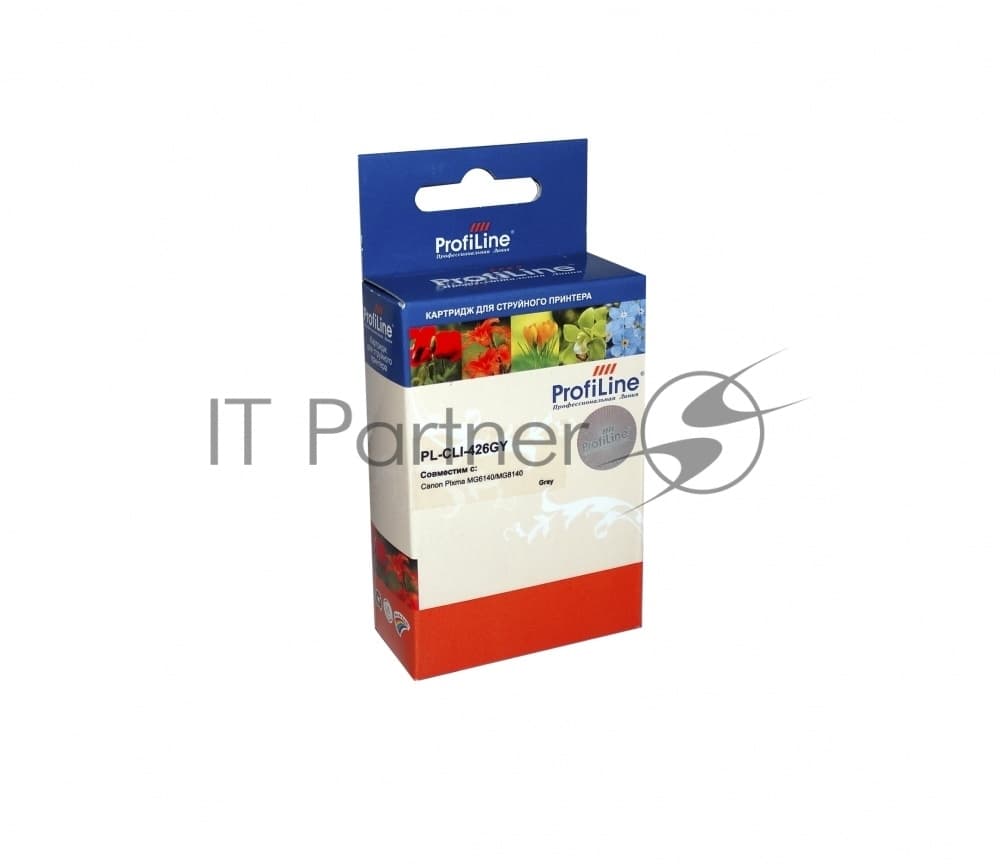 Картридж струйный ProfiLine PL-CLI-426GY с чипом для принтеров Canon Pixma MG6140/MG8140 grey водн