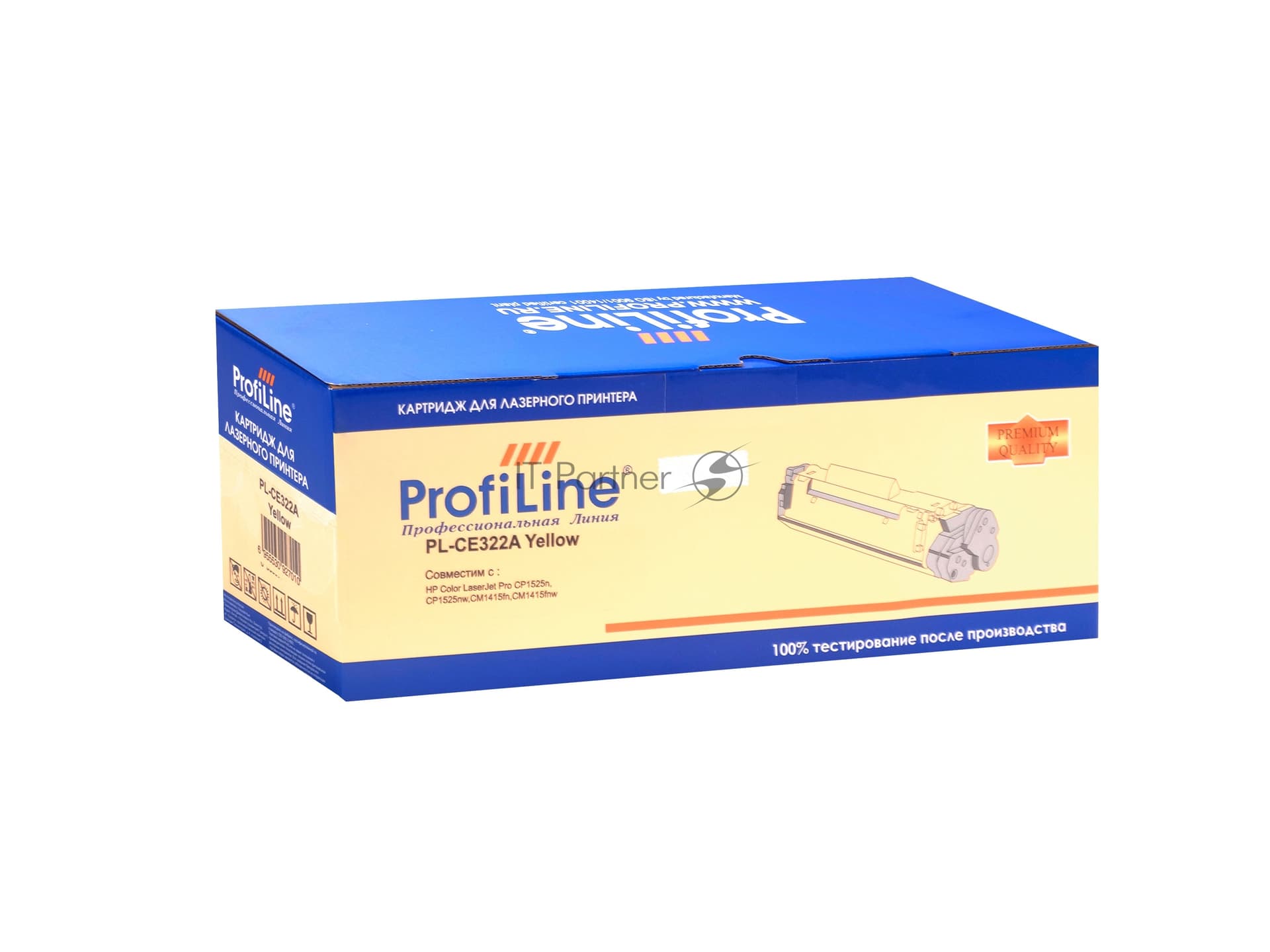 Картридж лазерный ProfiLine PL-CE322A для принтеров HP LJ CP1525N/CP1525NW/CM1415/1415fnw Yellow 1300 копий