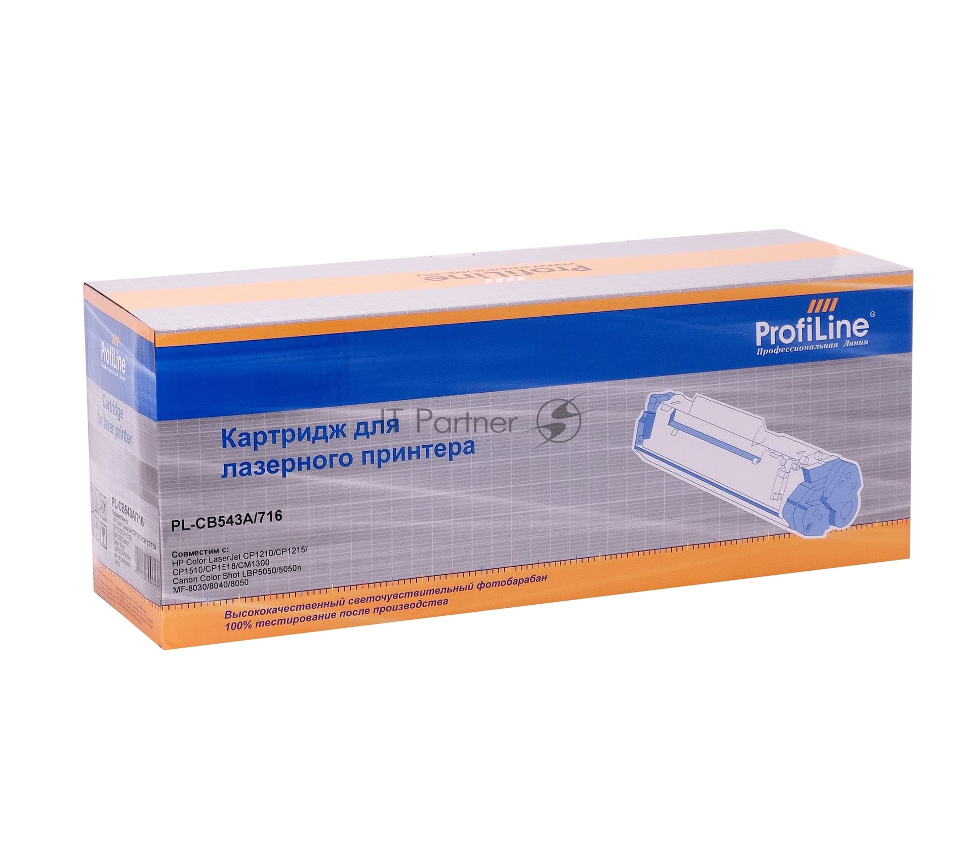 Картридж лазерный ProfiLine PL-CB543A/716 для принтеров HP Color LaserJet CP1210/CP1215/CP1510/CP1518/CM1300/1312 Canon Color Shot LBP 5050/5970/5975, MF-8030/8040/8050 Magenta 1400 копий
