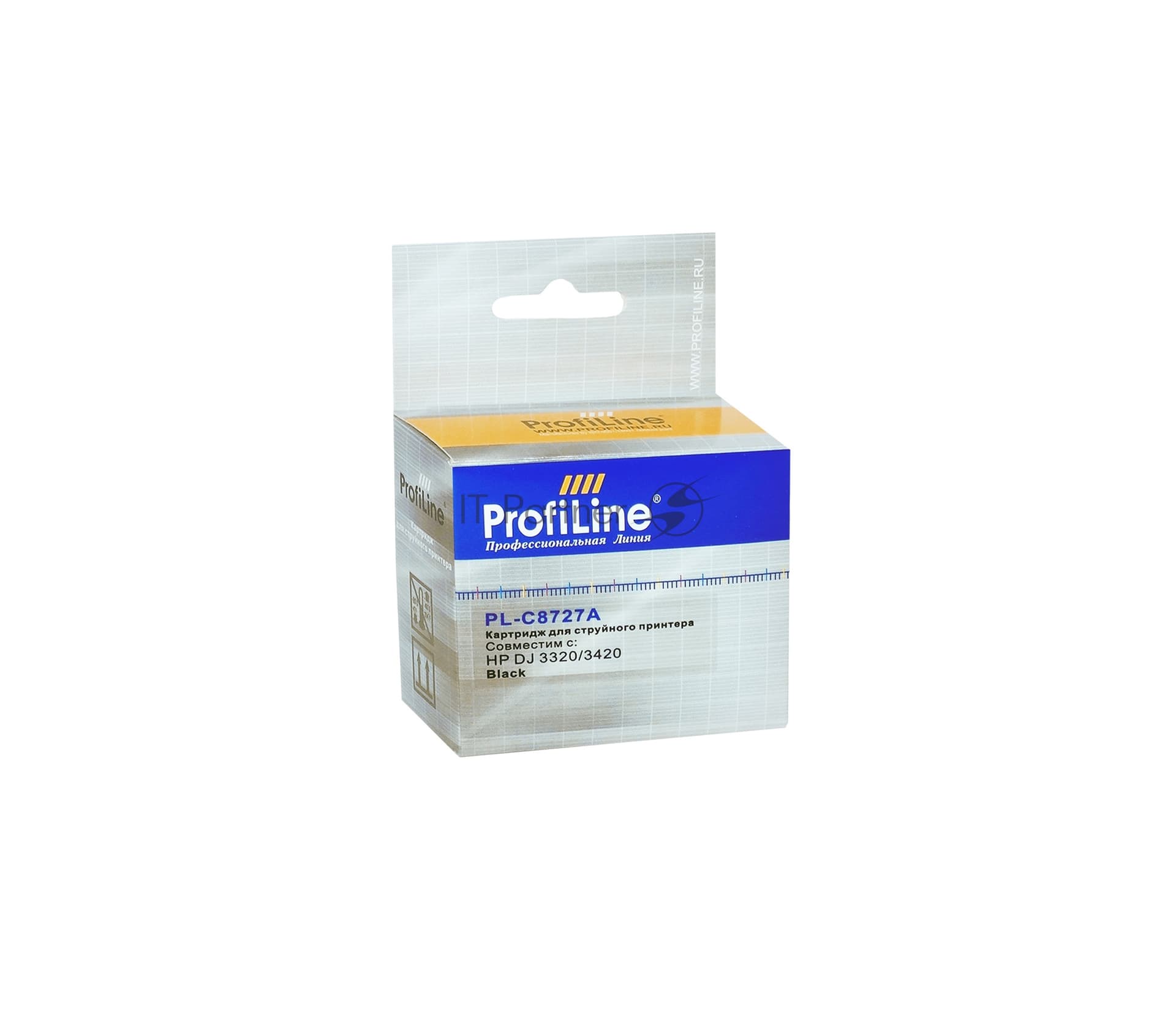 Картридж струйный ProfiLine PL-C8727A для принтеров HP DJ 3320/3420/3845 Black водн