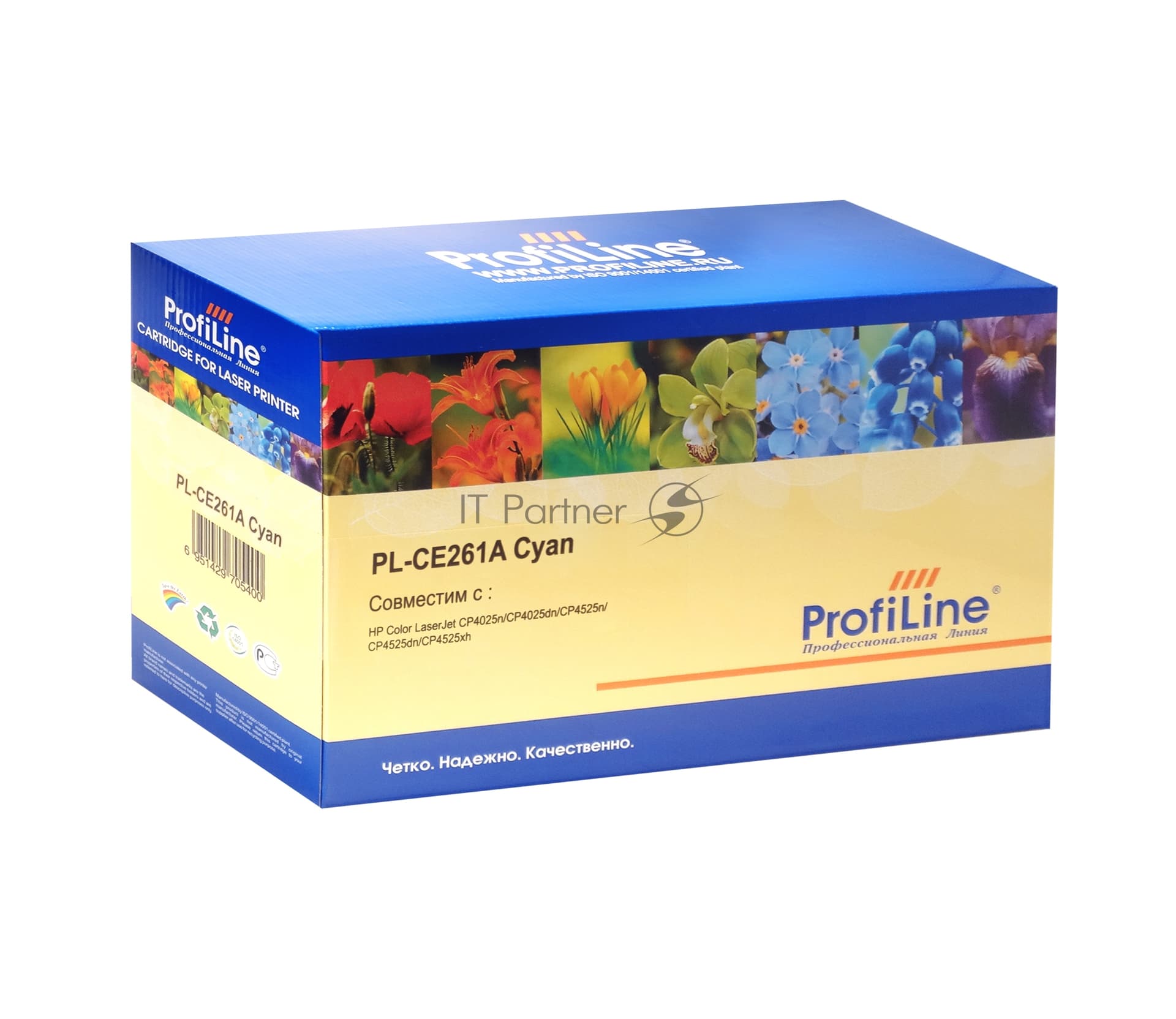 Картридж лазерный ProfiLine PL-CE261A для принтеров HP CLJ CP4525DN/CP4525N/CP4525XH Cyan 11000 копий