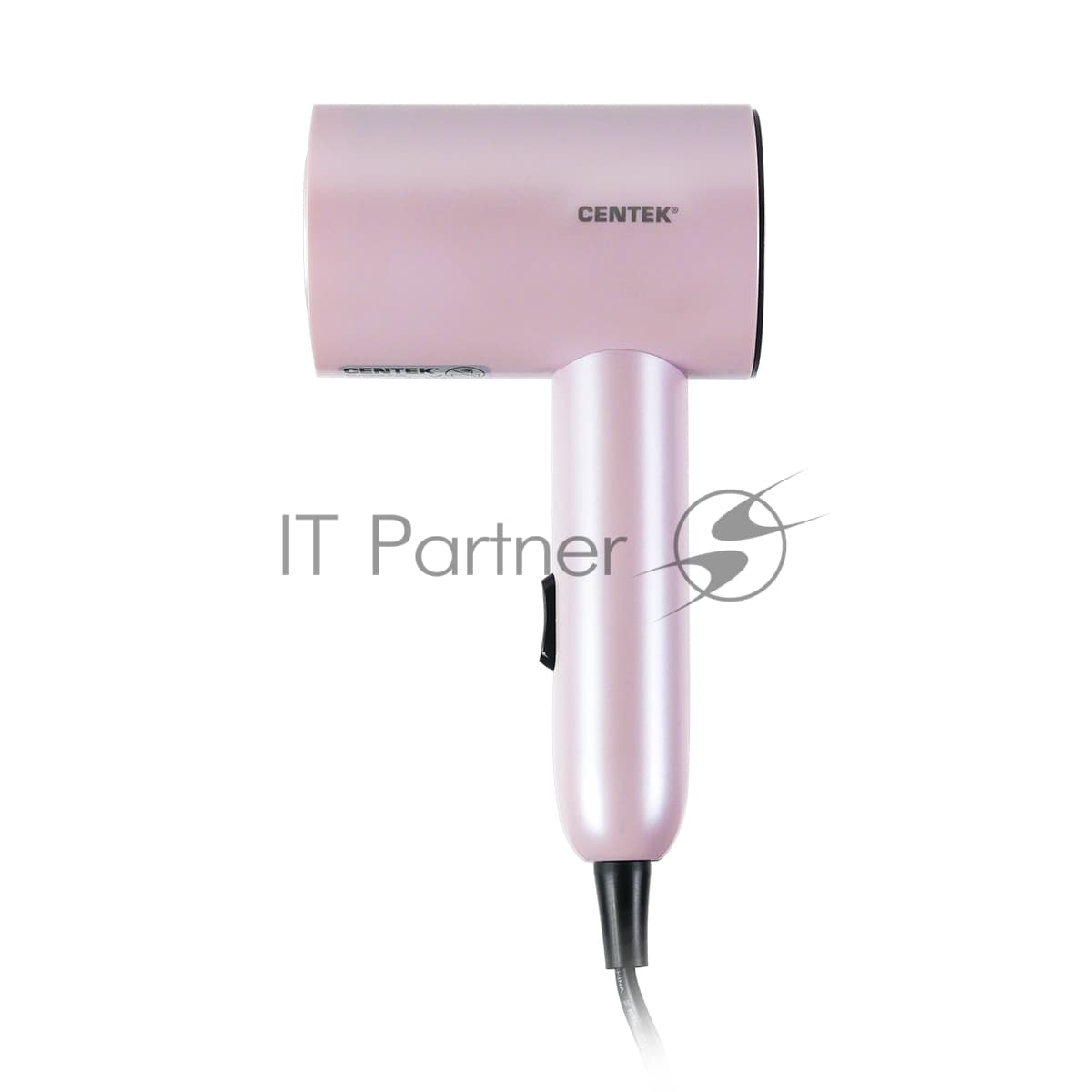 Фен Centek CT-2201 розовый, 900 Вт, компактный, ионизация