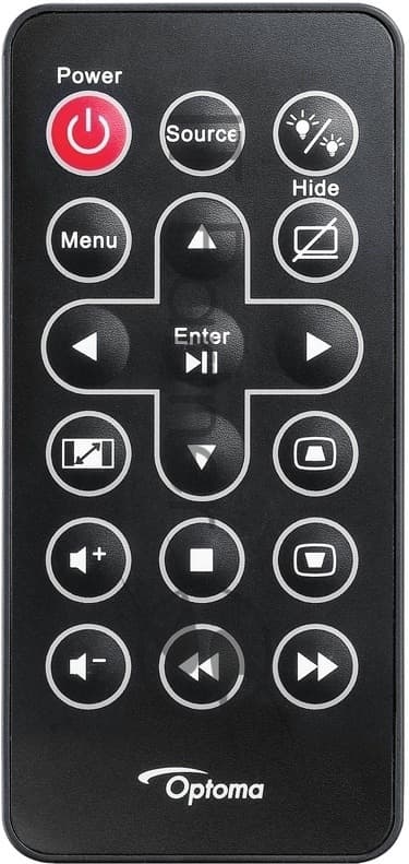Проектор Optoma ML750e (DLP, LED, WXGA 1280x800, 700Lm, 15000:1, HDMI, USB, MHL, MicroSD, 1x1W speaker, 3D Ready, led 20000hrs, черный, 0.38kg)