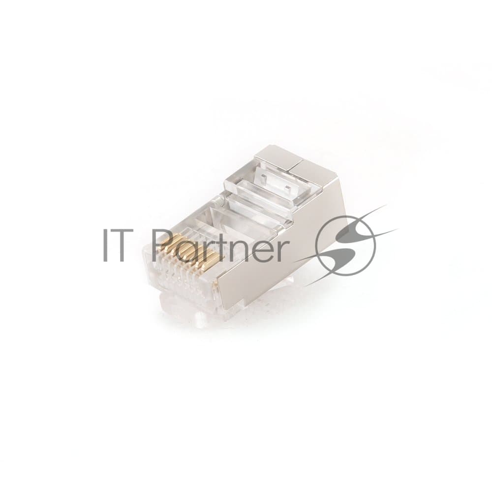 Коннектор RJ-45 экранированный 5 кат, 100 шт, PLUG5SP, RJ45-FTP/SFTP