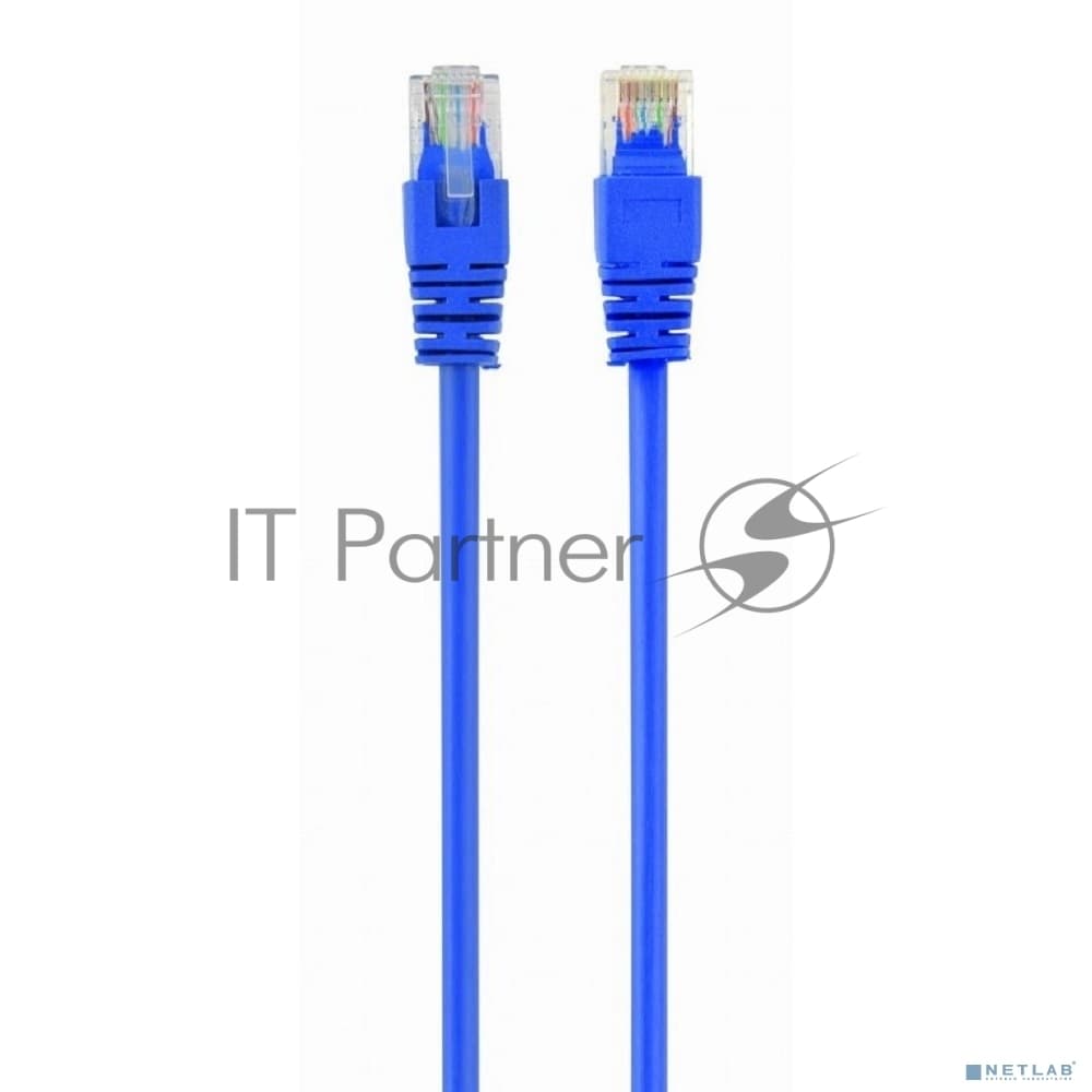 Кабель Cablexpert Патч-корд UTP PP12-3M/B кат.5e, 3м, литой, многожильный (синий)