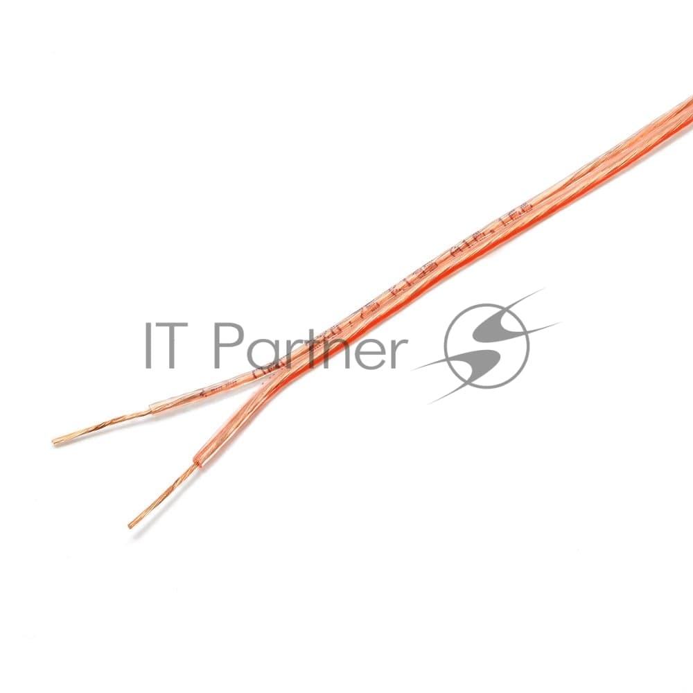 Акустический кабель Cablexpert CC-TC2x0,75-30M, прозрачный, 30 м, бухта