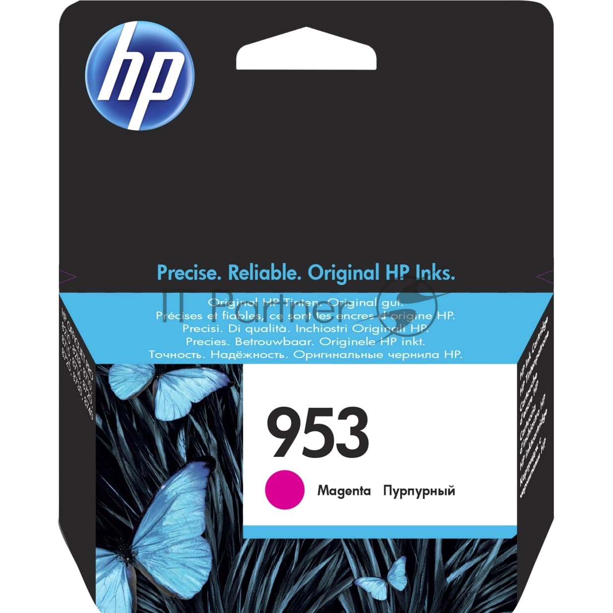 Картридж струйный HP 953 F6U13AE пурпурный для HP OJP 8710/8715/8720/8730/8210/8725 (700 стр.)