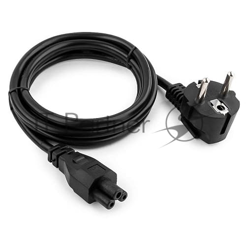 Кабель питания для ноутбуков Gembird/Cablexpert, 3м, Schuko- C5, 10А (PC-186-ML12-3M)