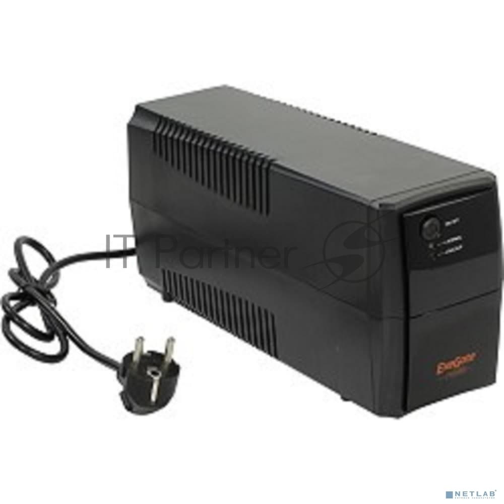 Источник бесперебойного питания ExeGate EP244543RUS Power Back BNB-600 600VA, черный, 2 евророзетки