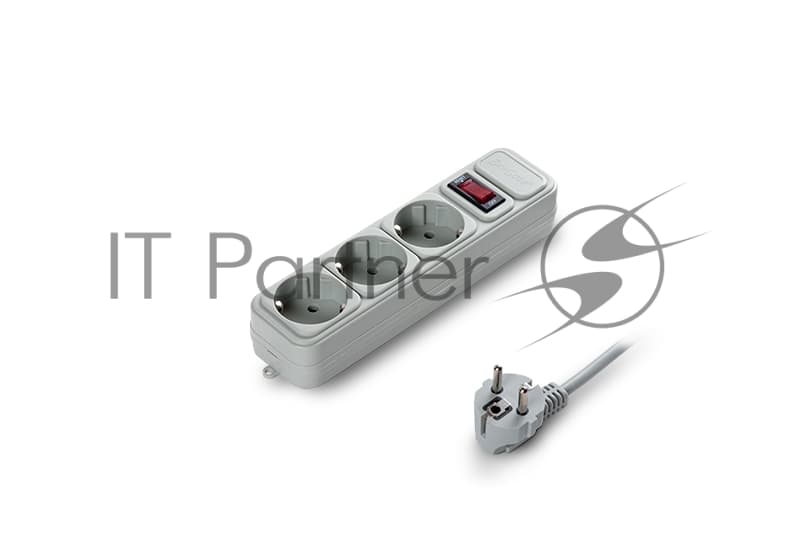 Сетевой фильтр ExeGate EX221183RUS SP-3-5G (3 розетки, 5 м, евровилка, серый)