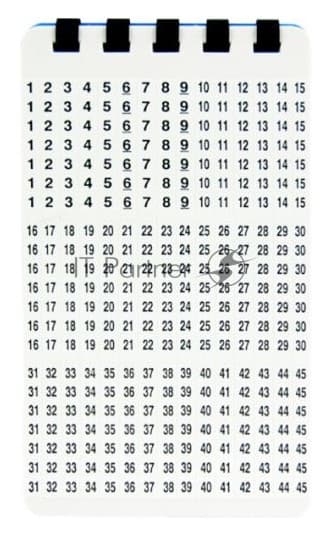 Маркер самоламинирующийся, л.А4, 25х10, диам.7мм, 64 шт./л.