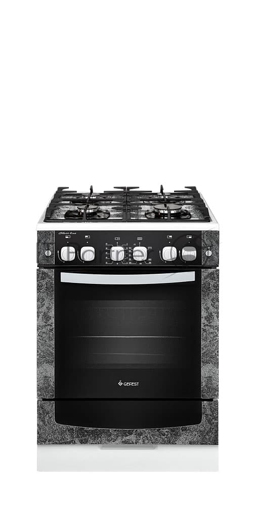 Плита газовая Gefest ПГ 6500-02 0113 черный, конфорок 4 шт, духовка 52 л, 60 см x 85 см x 60 см
