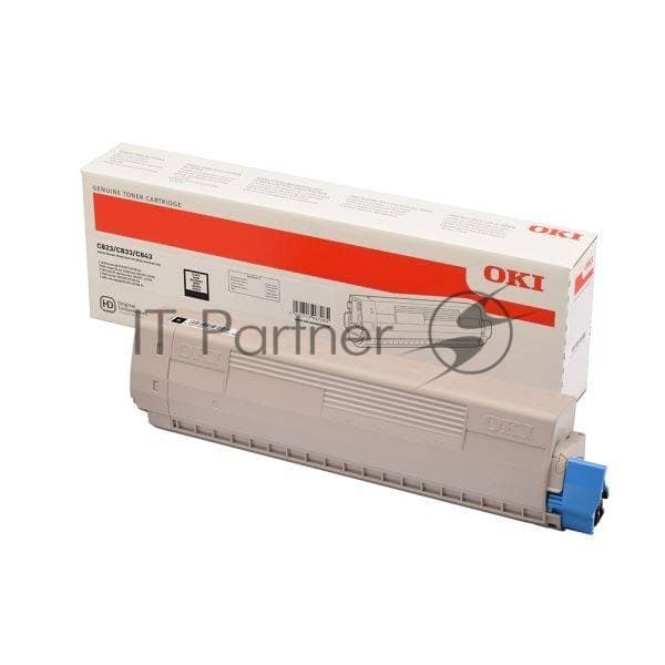 Картридж лазерный Oki C823 7К черный