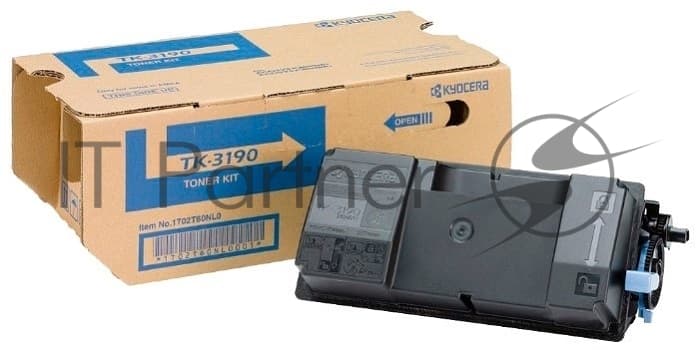 Картридж лазерный Kyocera TK-3190 (1T02T60NL0/1T02T60NL1) черный для P3055dn/P3060dn 25000 стр.