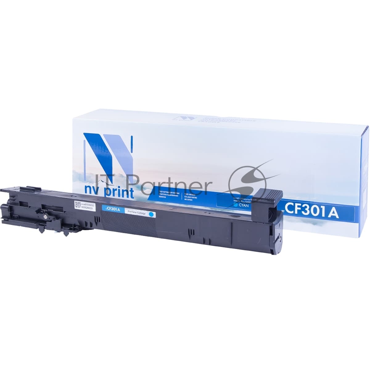 -/ Тонер-картридж NVP NV-CF301A Cyan для HP LaserJet Color LaserJet flow M880z/ flow M880z+ (32000k)