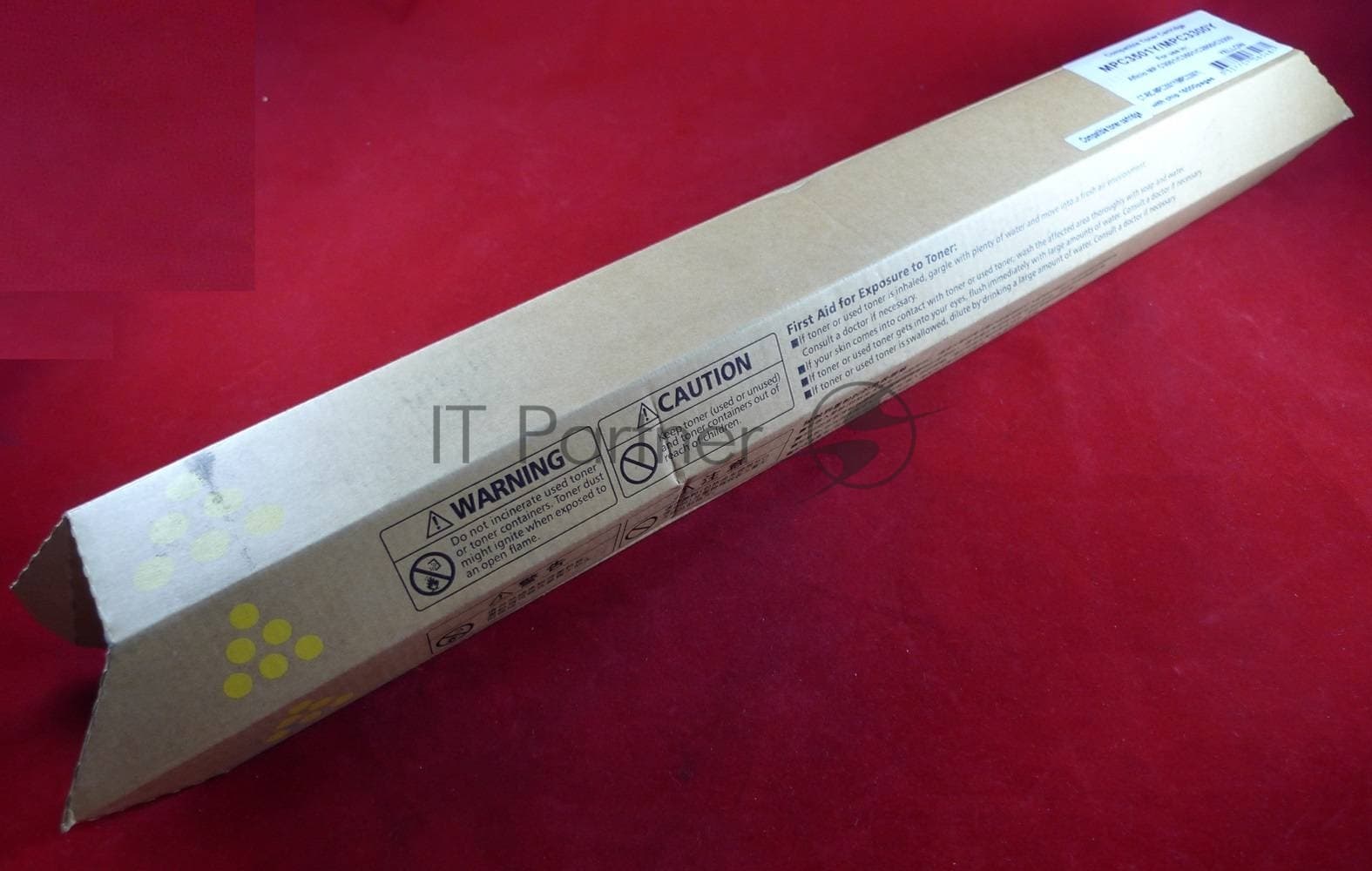 Картридж лазерный Ricoh Aficio MP C3001/C3501/C2800/C3300 желтый, type MPC3501E/MPC3300E (туба, 370г) JPN
