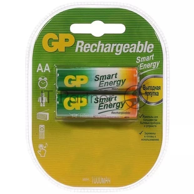 Аккумулятор GP Smart Energy 100AAHCSV AA NiMH 1000mAh (2шт)