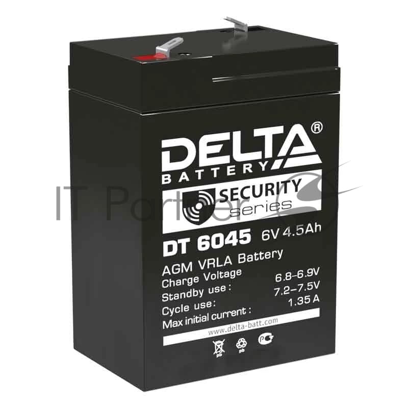 Аккумуляторная батарея DELTA DT 6045 6V / 4.5Ah