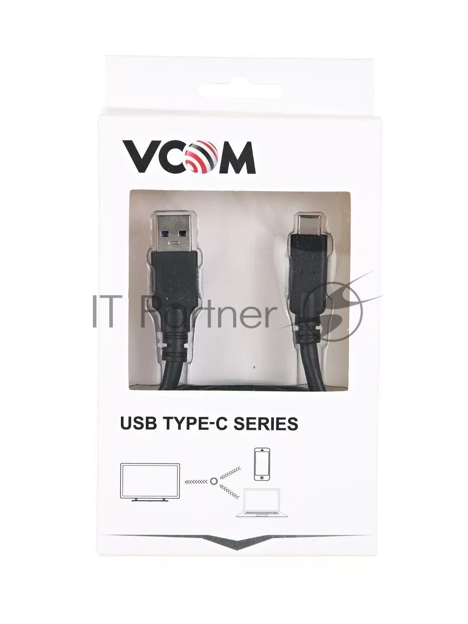 Кабель-адаптер/ Кабель-адаптер USB 3.1 Type-Cm --> USB 3.0 Am, 1метр VCOM <CU401-1M>