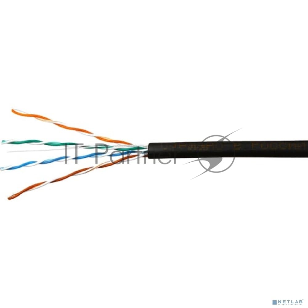Кабель SkyNet Premium UTP outdoor 4x2x0,51, медный, FLUKE TEST, кат.5e, однож., 305 м, box, черный
