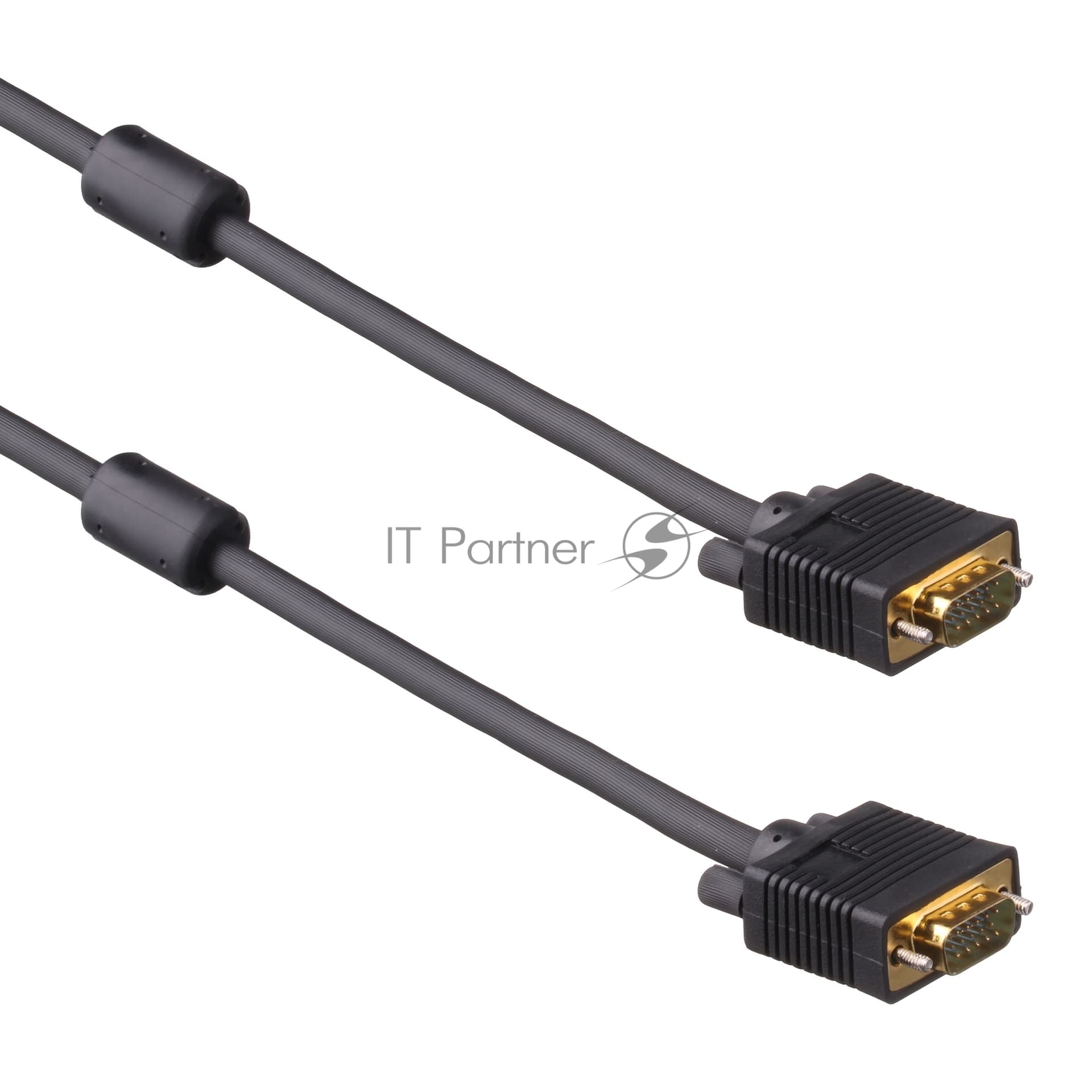 Кабель VGA Pro ExeGate EX-CC-PVGA-15M15M-3.0 (15M/15M, 3м, 2 фильтра, позолоченные контакты, экран) <EX138949RUS>
