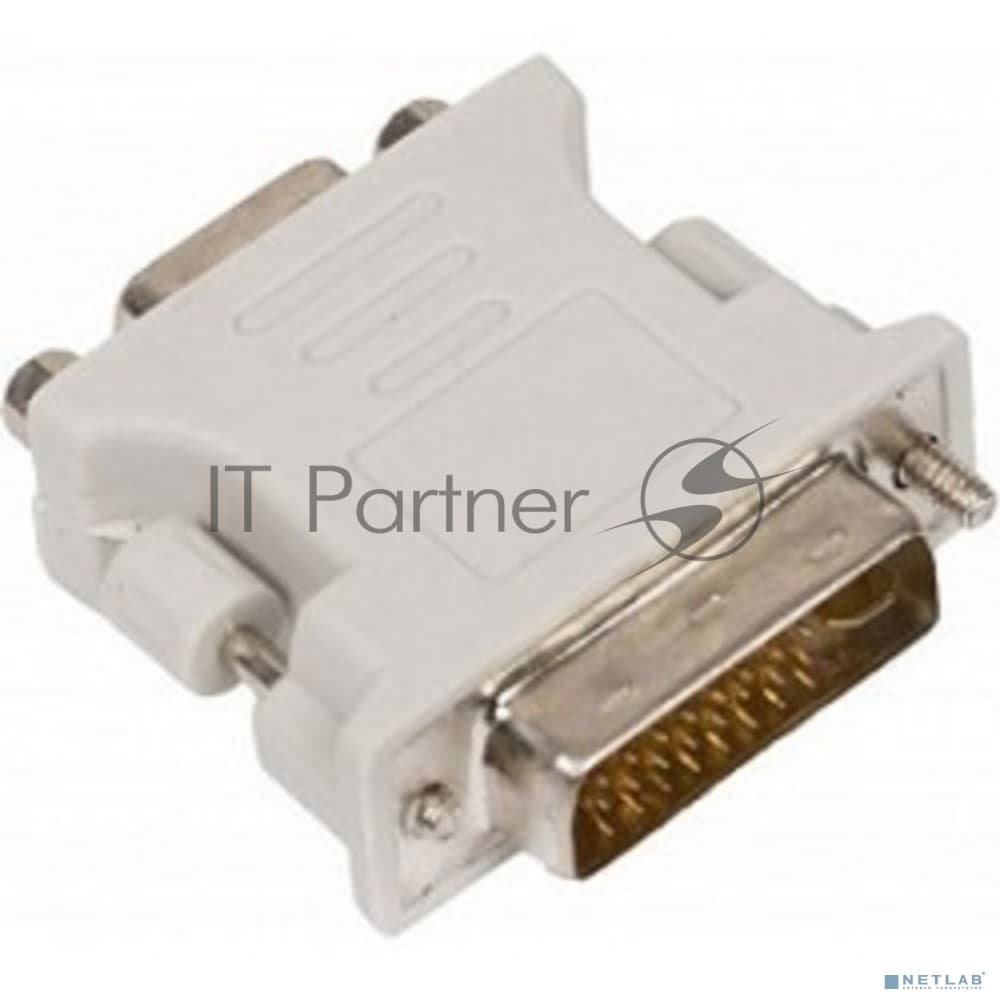 Переходник DVI-I (M) в VGA(SVGA) (F) ExeGate, позолоченные контакты, экранирование
