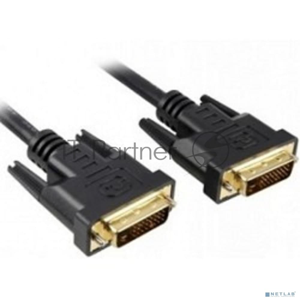 Кабель DVI dual link 1.8м ExeGate, позолоченные контакты
