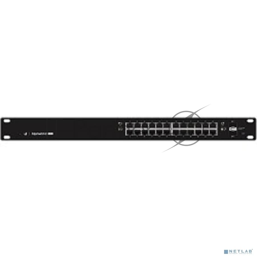 ES-24-250W - Коммутатор, Ubiquiti, ES-24-250W, EdgeSwitch, Управляемый L2+, 24 порта 10/100/1000 Mbps RJ45 PoE, 802.3af/at, бюджет 250W, 2 порта Ethernet SFP, Стоечный
