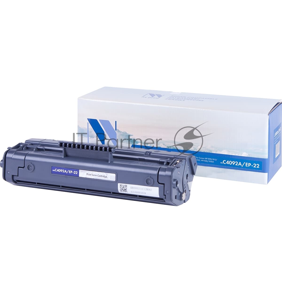 Картридж лазерный NVPrint совместимый HP C4092A/Canon EP-22 для LaserJet 1100/1100a/3200/3220/Canon Laser Shot LBP1120/800/810 (2500k)