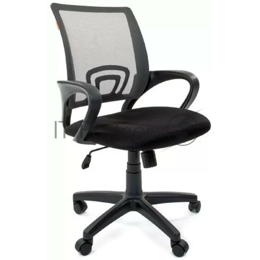 Кресло Chairman 696 TW-04 серый, ткань, 120 кг, механизм качания