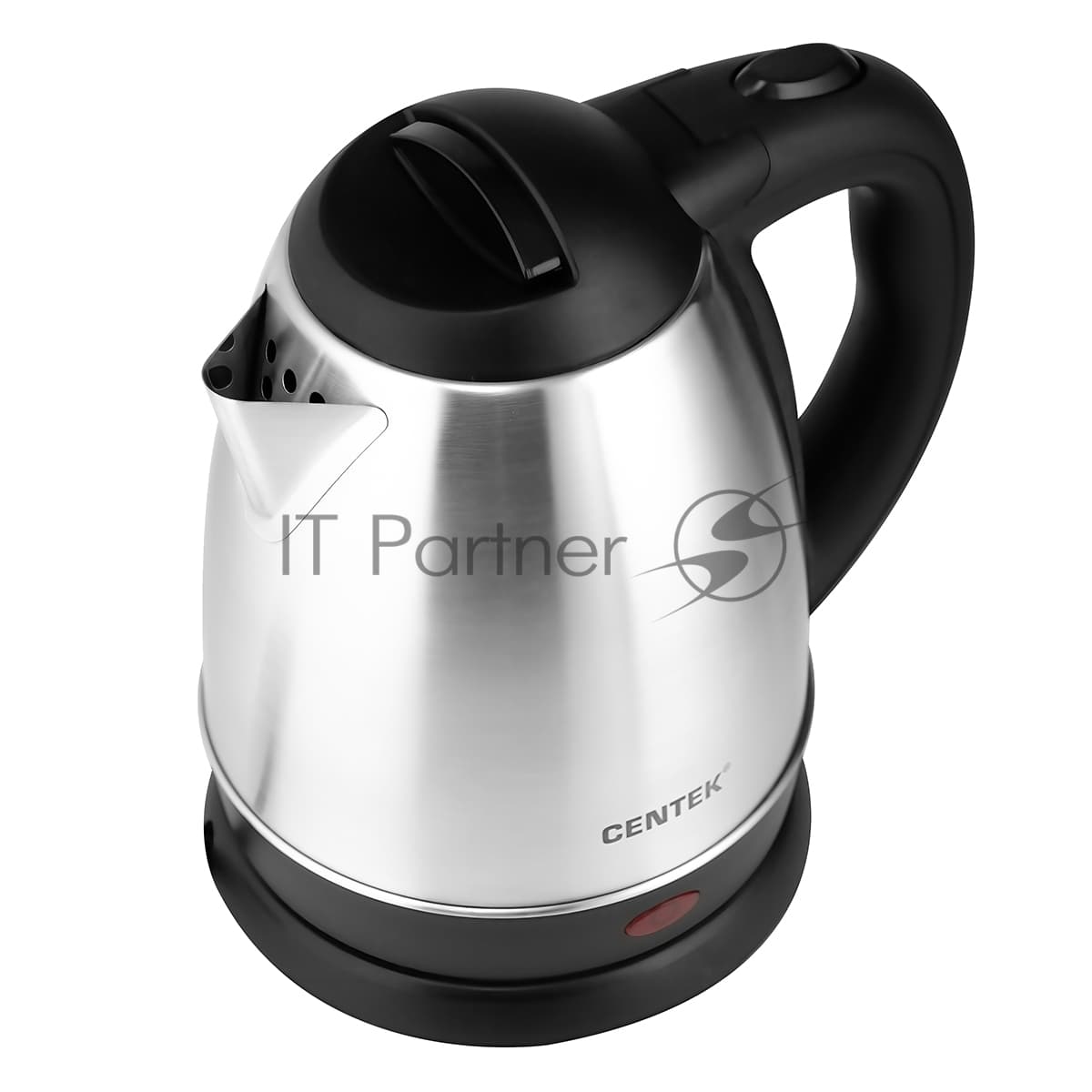 Электрочайник Centek CT-0036 серебристый, 1.2 л, 2000 Вт, скрытый нагревательный элемент
