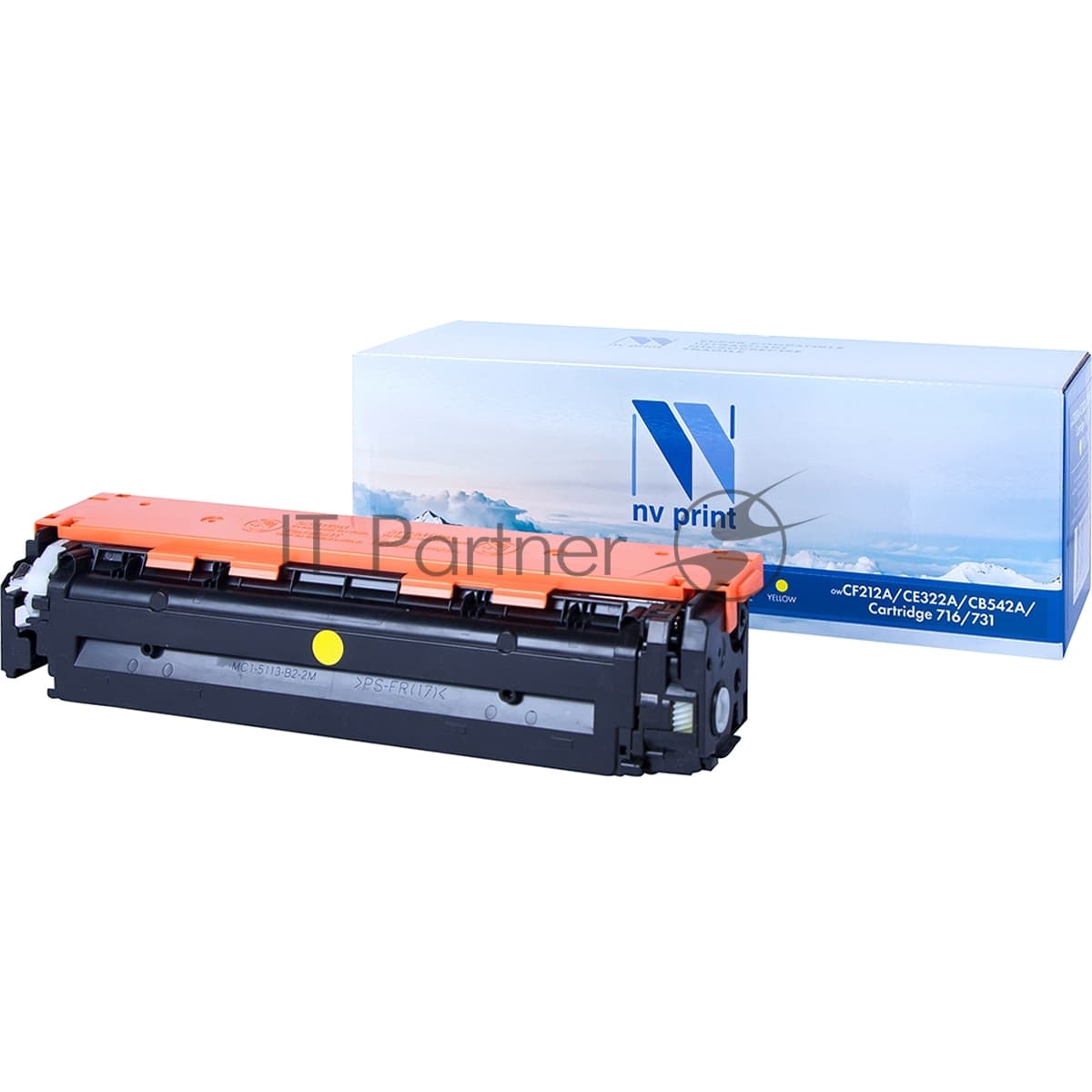 Картридж лазерный NVPrint совместимый HP CF212A/Canon 731 Yellow для LaserJet Color Pro M251n/M251nw/M276n/M276nw/Canon LBP-7100Cn/7110Cw (1800k)