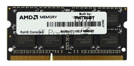 Оперативная память AMD Radeon R3, DDR3, 4Gb (1x4Gb), 1600MHz, CL9, SO-DIMM