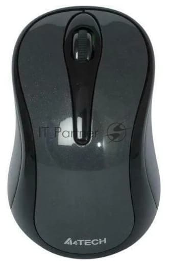 Мышь A4Tech G3-280A серый/черный оптическая 1200dpi беспров. USB 3but