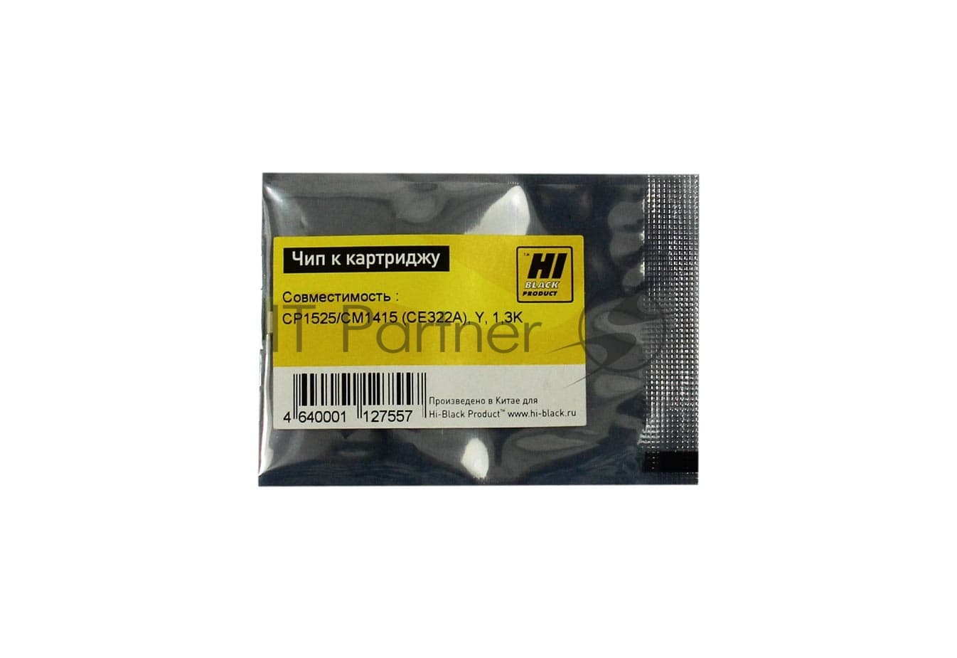 Чип Hi-Black к картриджу HP CLJ CP1525/CM1415 new, Y, 1,3K