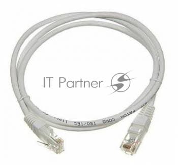 Патч-корд Lanmaster TWT-45-45-0.5-GY UTP RJ-45 вил.-вилка RJ-45 кат.5E 0.5м серый ПВХ (уп.:1шт)