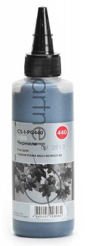 -/ Чернила Cactus CS-I-PG440 черный 100мл для Canon Pixma MG2140/MG3140