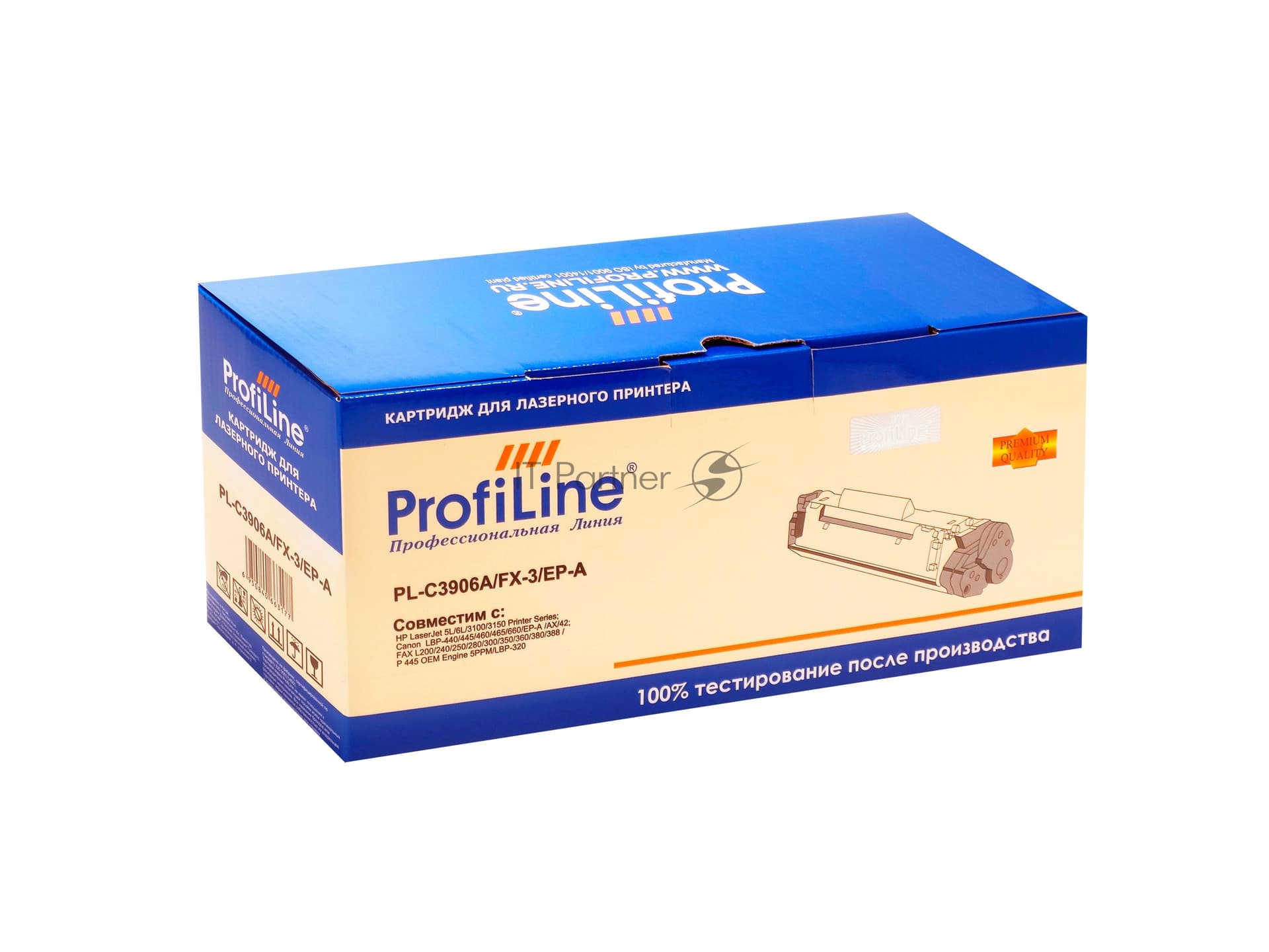 Картридж лазерный ProfiLine PL-C3906A для принтеров HP LJ 5L/5L FS/5ML/6L/6L GOLD/6L PRO/6LSE/6LXI/3100/Canon LBP 440/445/460/465/660/EP-A 2500 копий