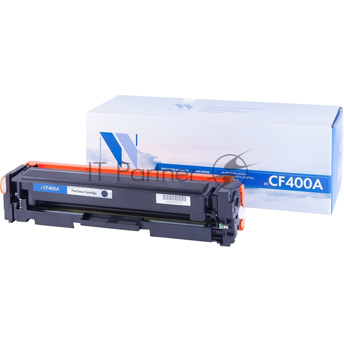 Картридж лазерный NVPrint совместимый HP Laser Jet Pro M252, MFP M277 CF400A Black (1500k)