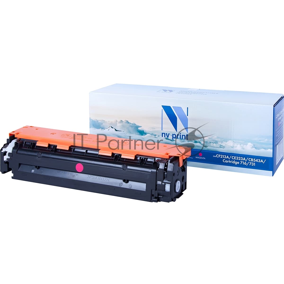 -/ Тонер-картридж NVP NV-CF213A/CE323A/CB543A/NV- 716/731 Magenta универсальные для HP/Canon LaserJet Pro 200 color MFP M276n/ MFP M276nw/ 200 M251n/ M251nw/ CM1415fn/ CM1415fnw/ CP1525n/ CP1525nw/ LBP 7100 i-Sensys 7100CN/ 7110/ 7110CW/ MF 623CN/ 628CW/ 8230/ 8230CN/ 8280/ 8280CW (1600k)