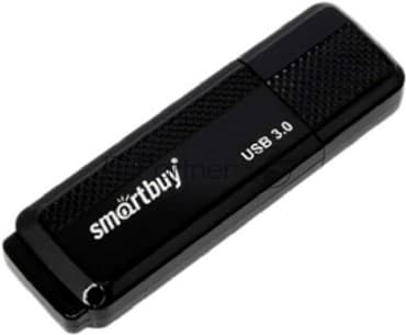 Флешка USB Smartbuy V-Cut DOCK BLACK (SB64 GbDK-K3), 64 Gb, USB 3.1 Gen 1, R/W 75/25, черный