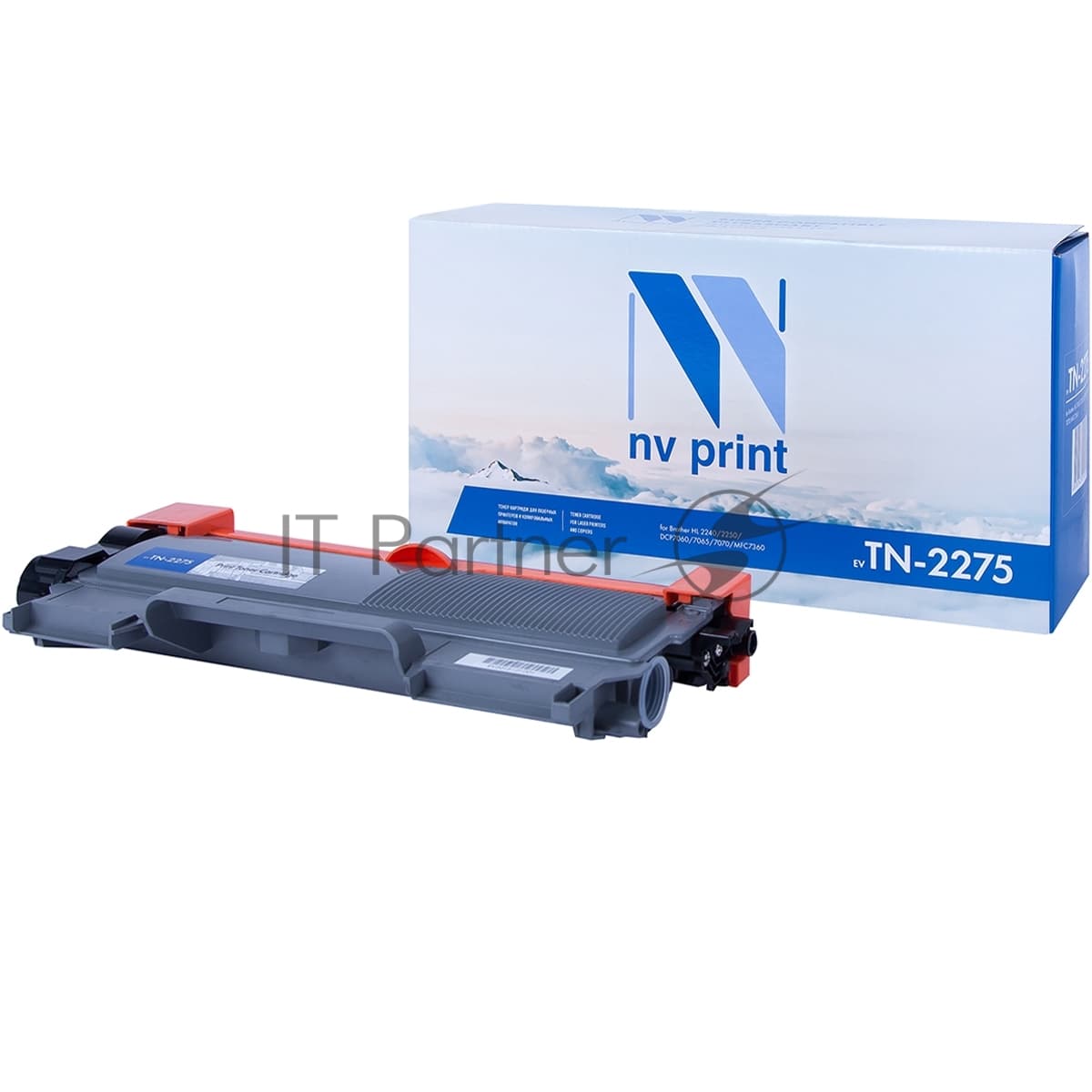 -/ Тонер-картридж NVP NV-TN-2275T для Brother DCP-7060D/ DCP-7065DN/ DCP-7070DWR/ MFC-7360/HL-2240D/HL-2250DN (2600k)