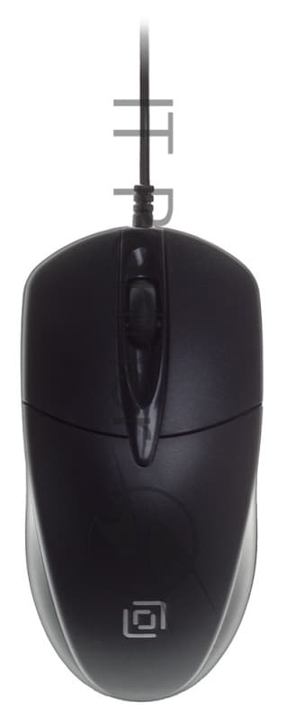Мышь проводная Oklick 275M черный, 1000 dpi, USB, кнопки - 3
